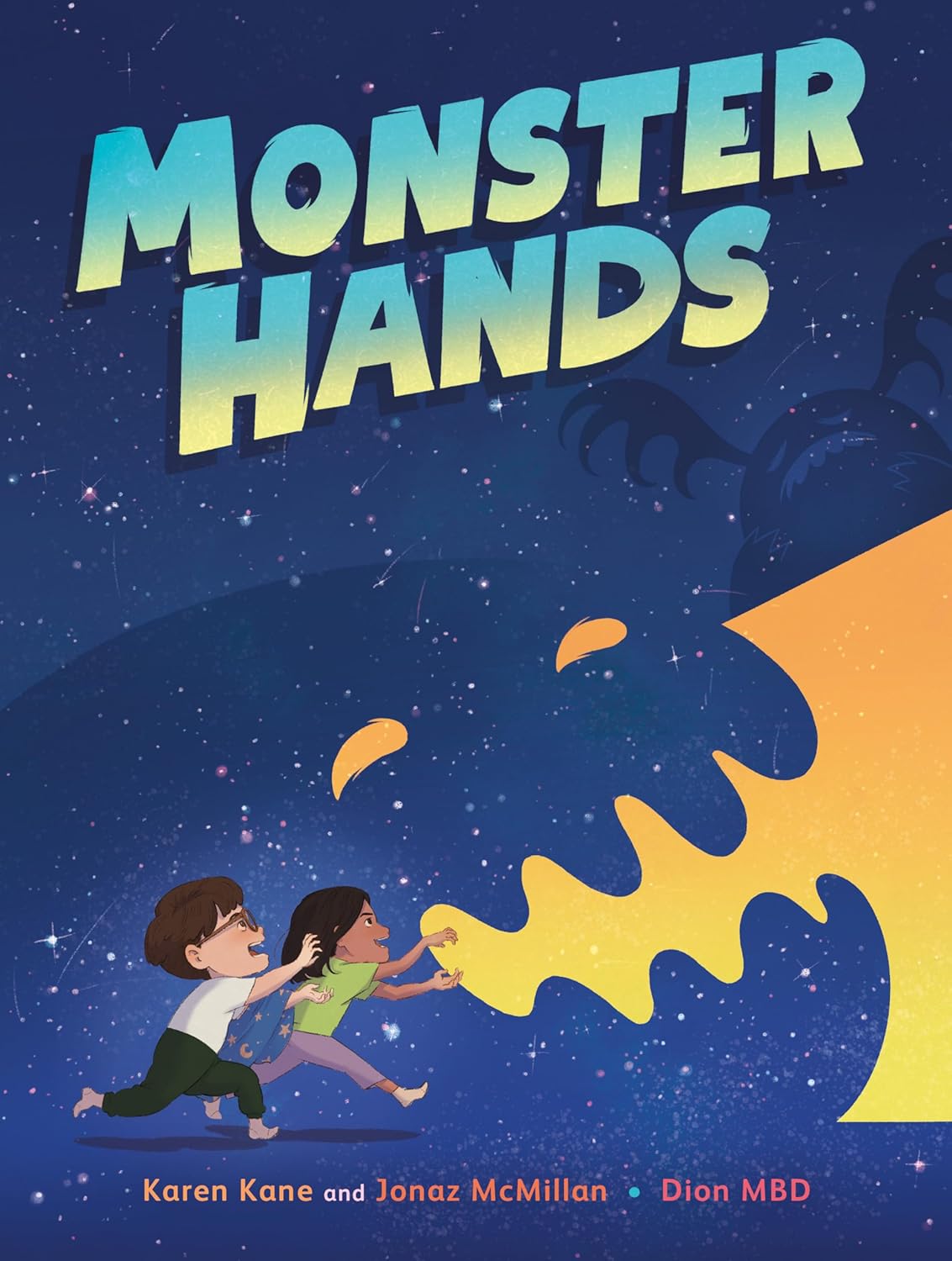 Two best friends use rhyming ASL to help vanquish their fear of the monster under the bed.