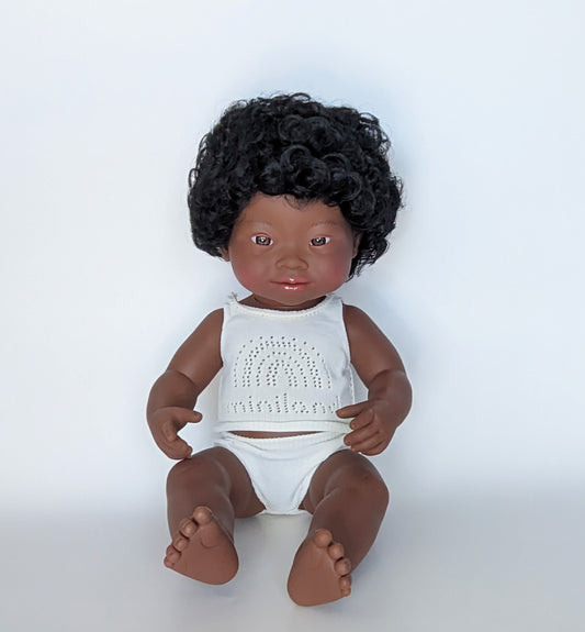 Baby Doll with Down Syndrome - African Girl 15"